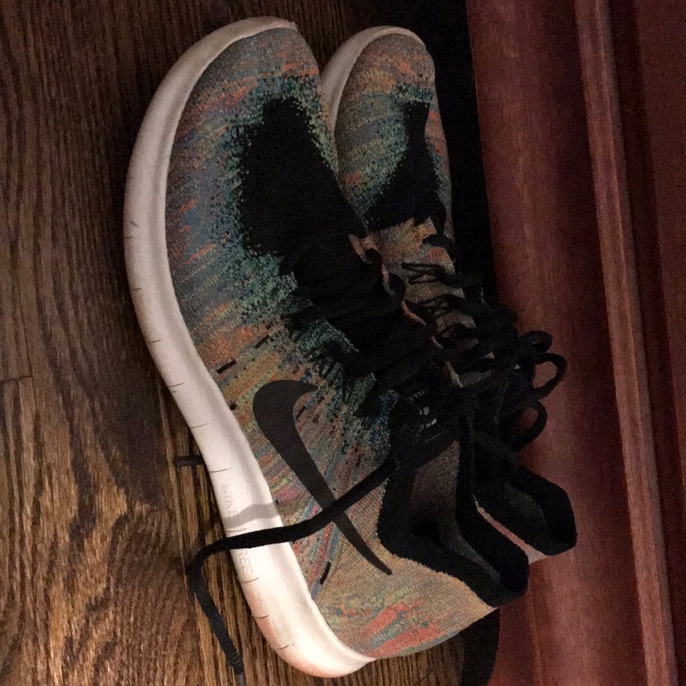 nike free rn flyknit 2017 multicolor